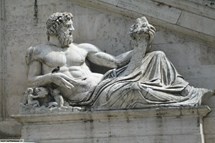 la Fontana del Viminale: dettaglio 